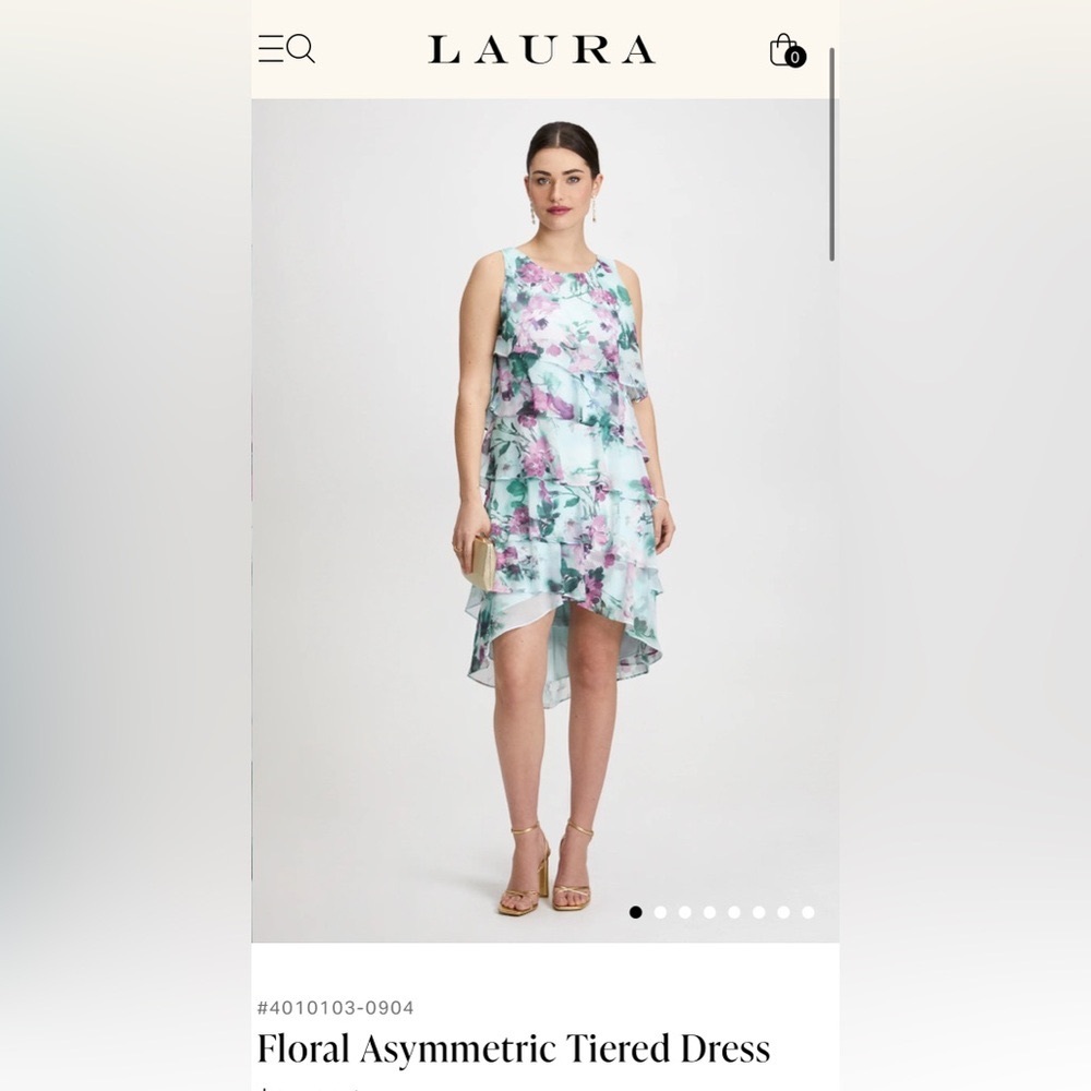 LAURA Floral Dress - NEW - Size 10